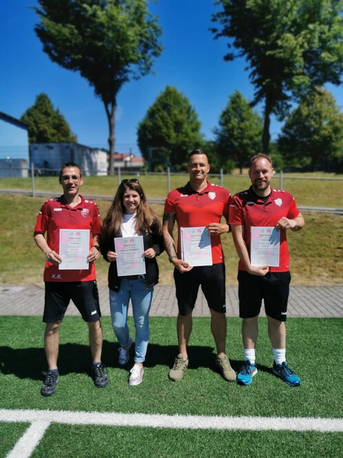 Glückwunsch zu 5x Basis- Coach für den Fußball in Worbis