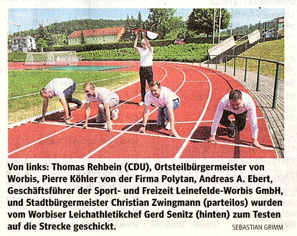 Leichtathleten können in Worbis wieder Durchstarten