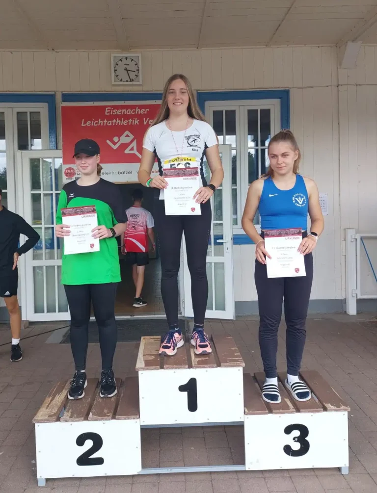 Worbiser Leichtathleten sechs mal auf dem obersten Podest